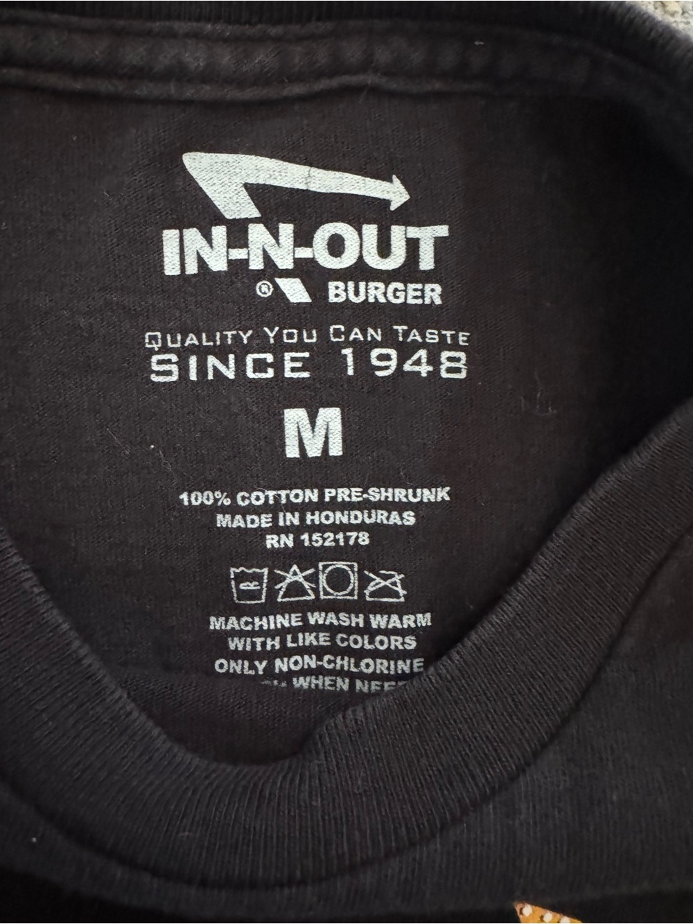 In-N-Out Burger Mike Rider 2020 California Sunset Cropped Tee Size M - Picture 7 of 9